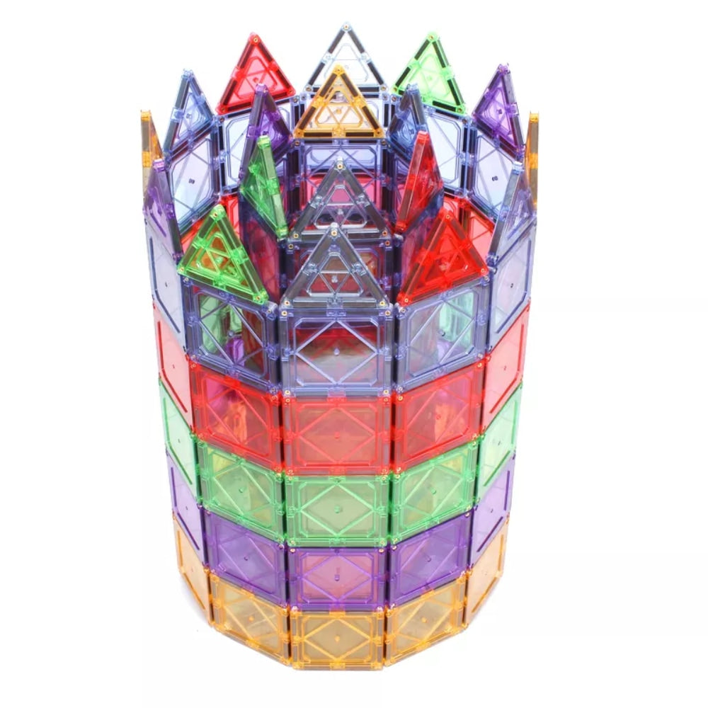 Забавен комплект от магнитни блокчета - 100 бр