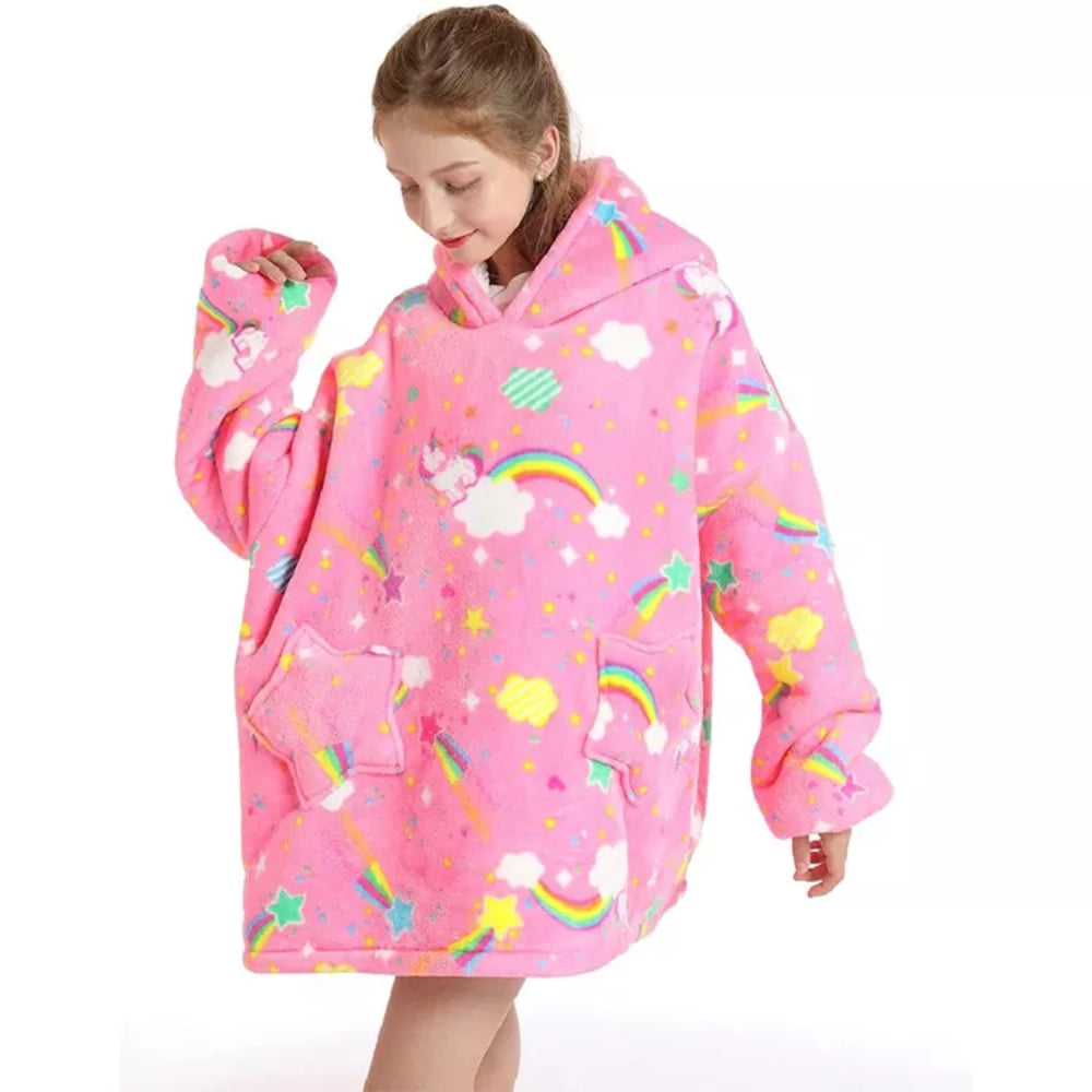 Одеяло с качулка за деца