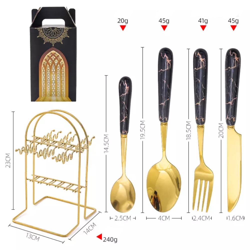 Комплект прибори ODETTE от 24 бр