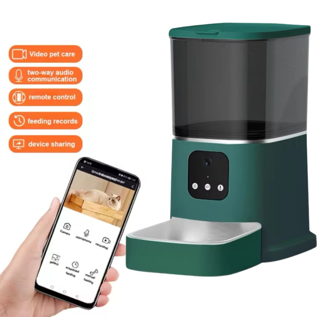 Автоматична хранилка за домашни любимци