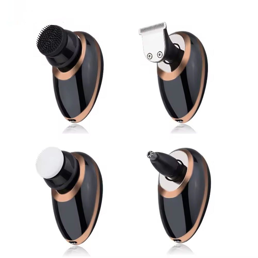 Безжична водоустойчива мъжка самобръсначка и тример 5-в-1