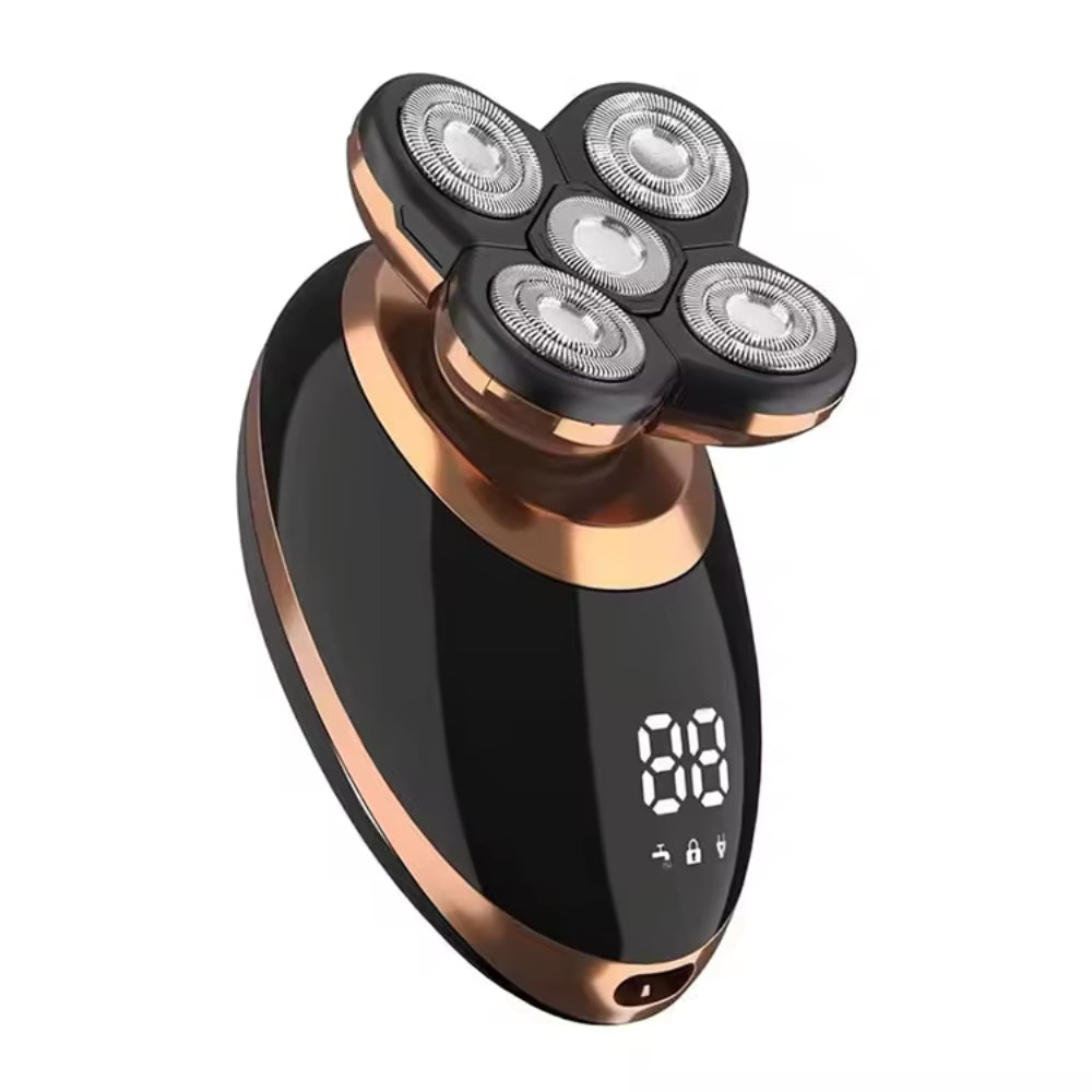 Безжична водоустойчива мъжка самобръсначка и тример 5-в-1