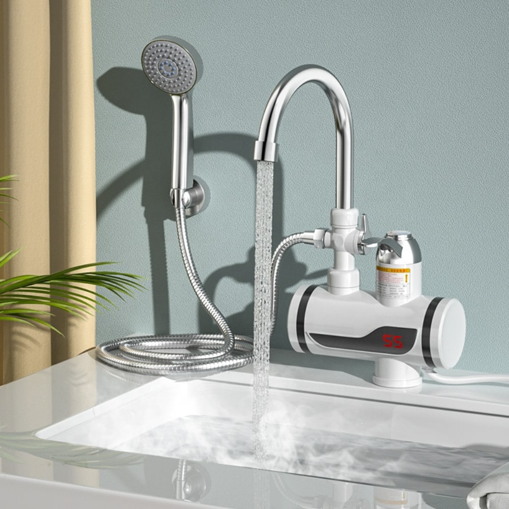 Смесител и душ с вграден нагревател