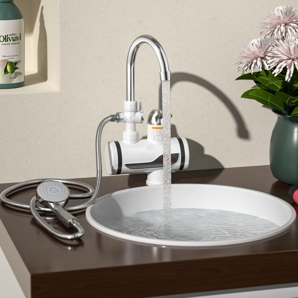 Смесител и душ с вграден нагревател