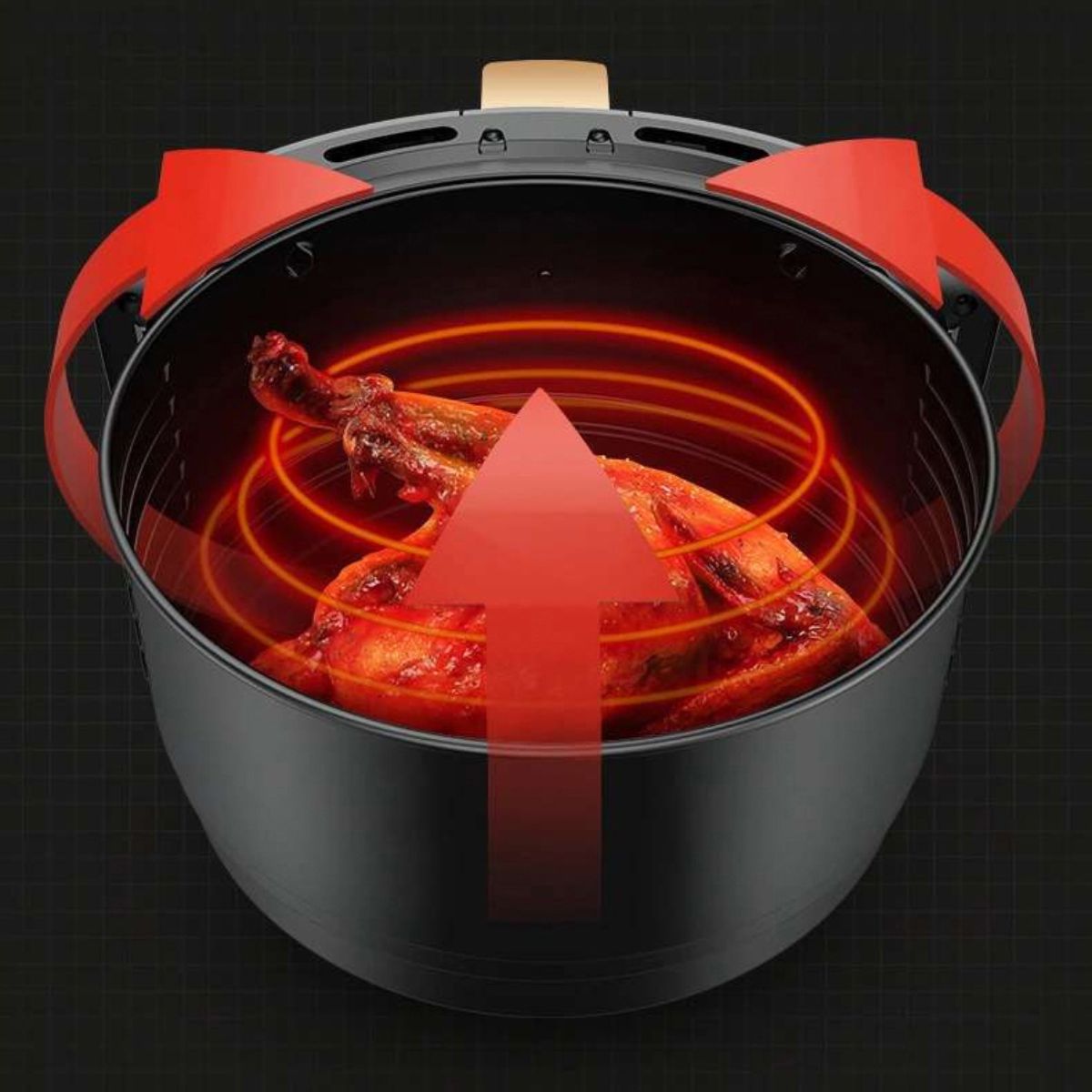 Фритюрник с горещ въздух с капацитет 4,5 л