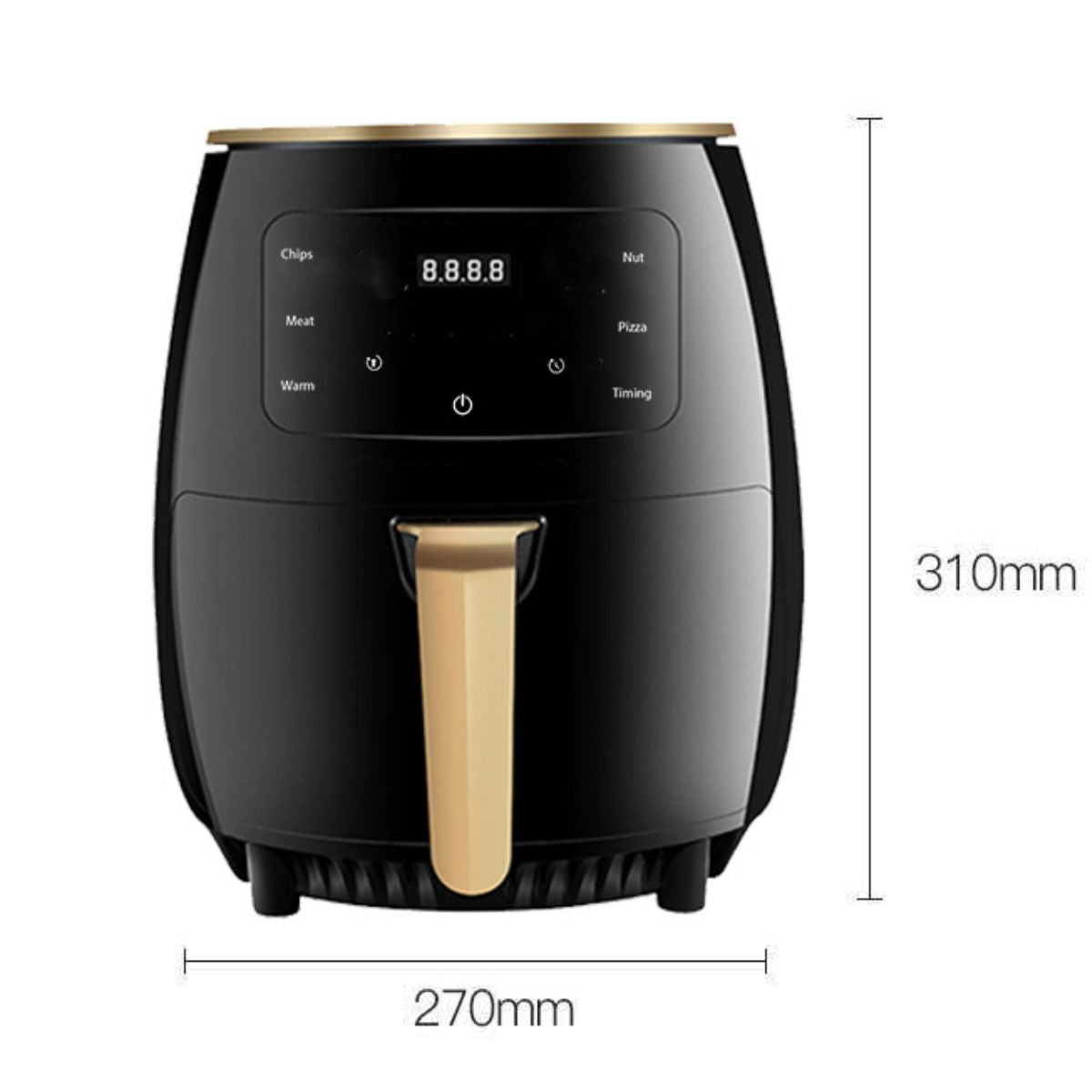 Фритюрник с горещ въздух с капацитет 4,5 л