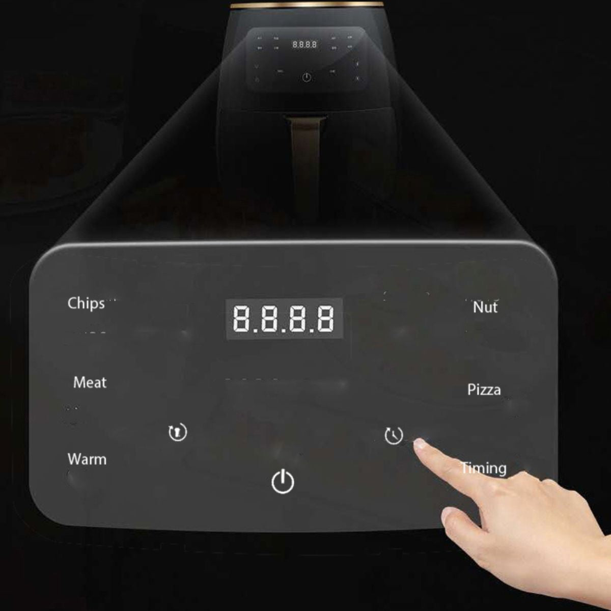 Фритюрник с горещ въздух с капацитет 4,5 л