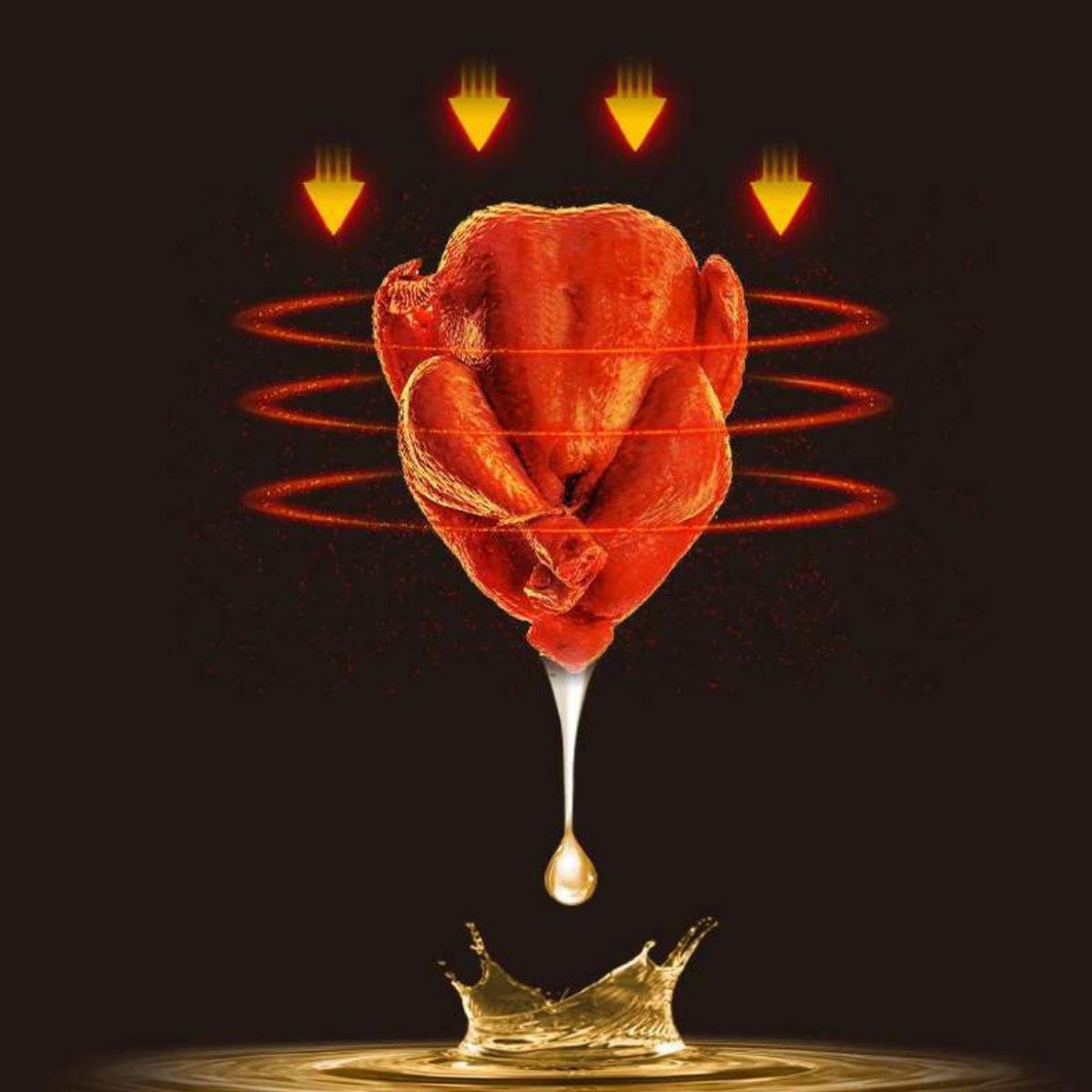 Фритюрник с горещ въздух с капацитет 4,5 л