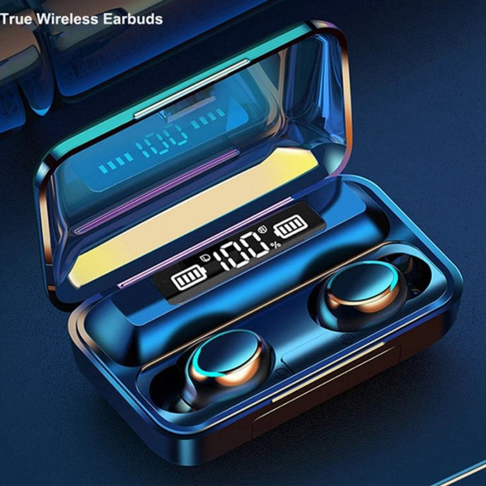 Bluetooth слушалки с калъф за зареждане, съвместими с iOS и Android