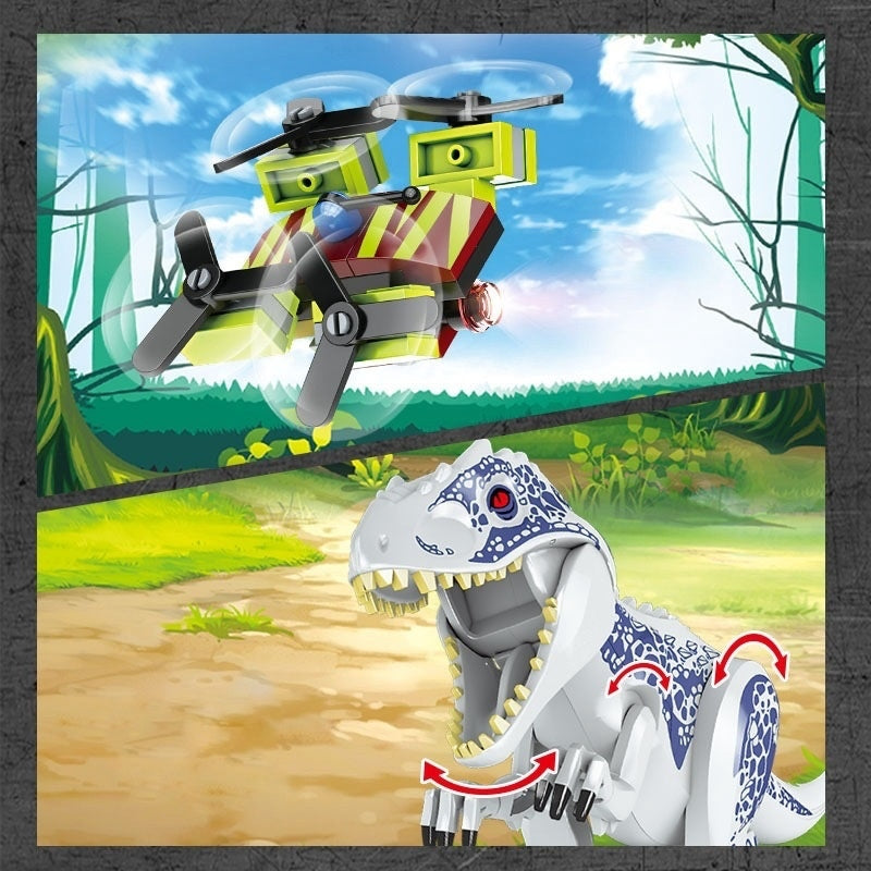 Комплект конструктор Dinosaur World 528 части