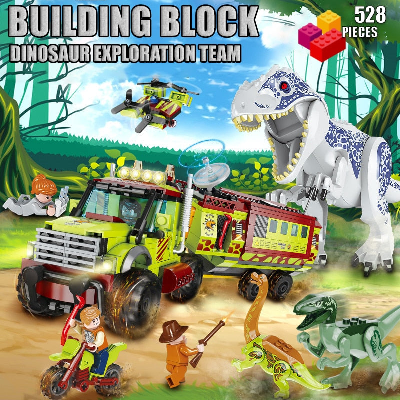 Комплект конструктор Dinosaur World 528 части