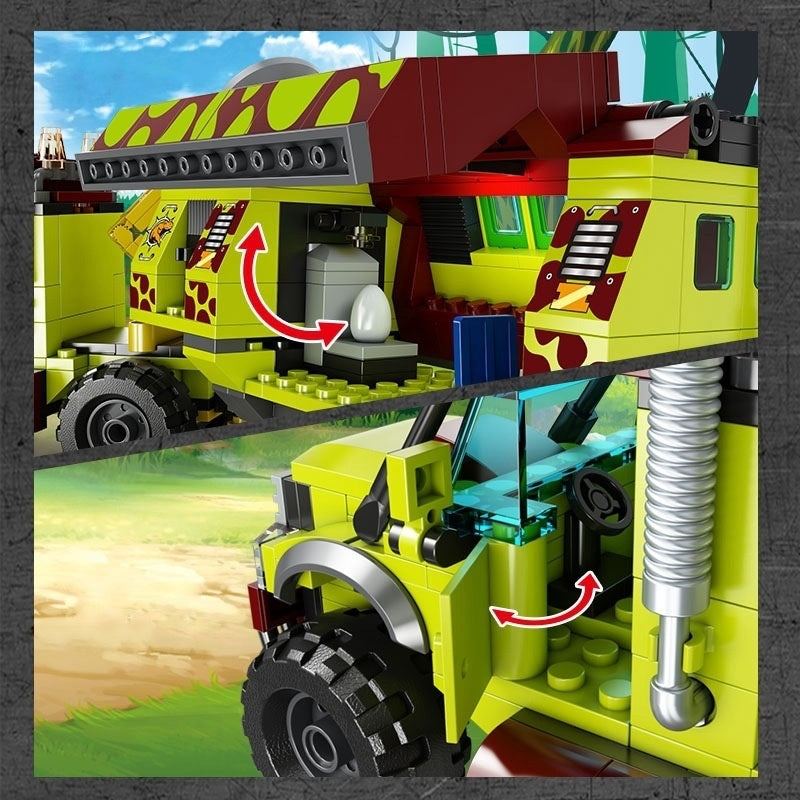 Комплект конструктор Dinosaur World 528 части